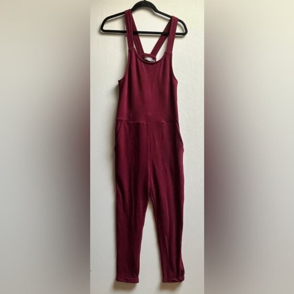 NWT Orb Kay Brushed jersey jumpsuit overalls Sz S - Picture 2 of 16